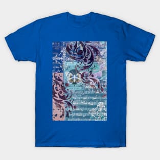 blue musik vintage T-Shirt